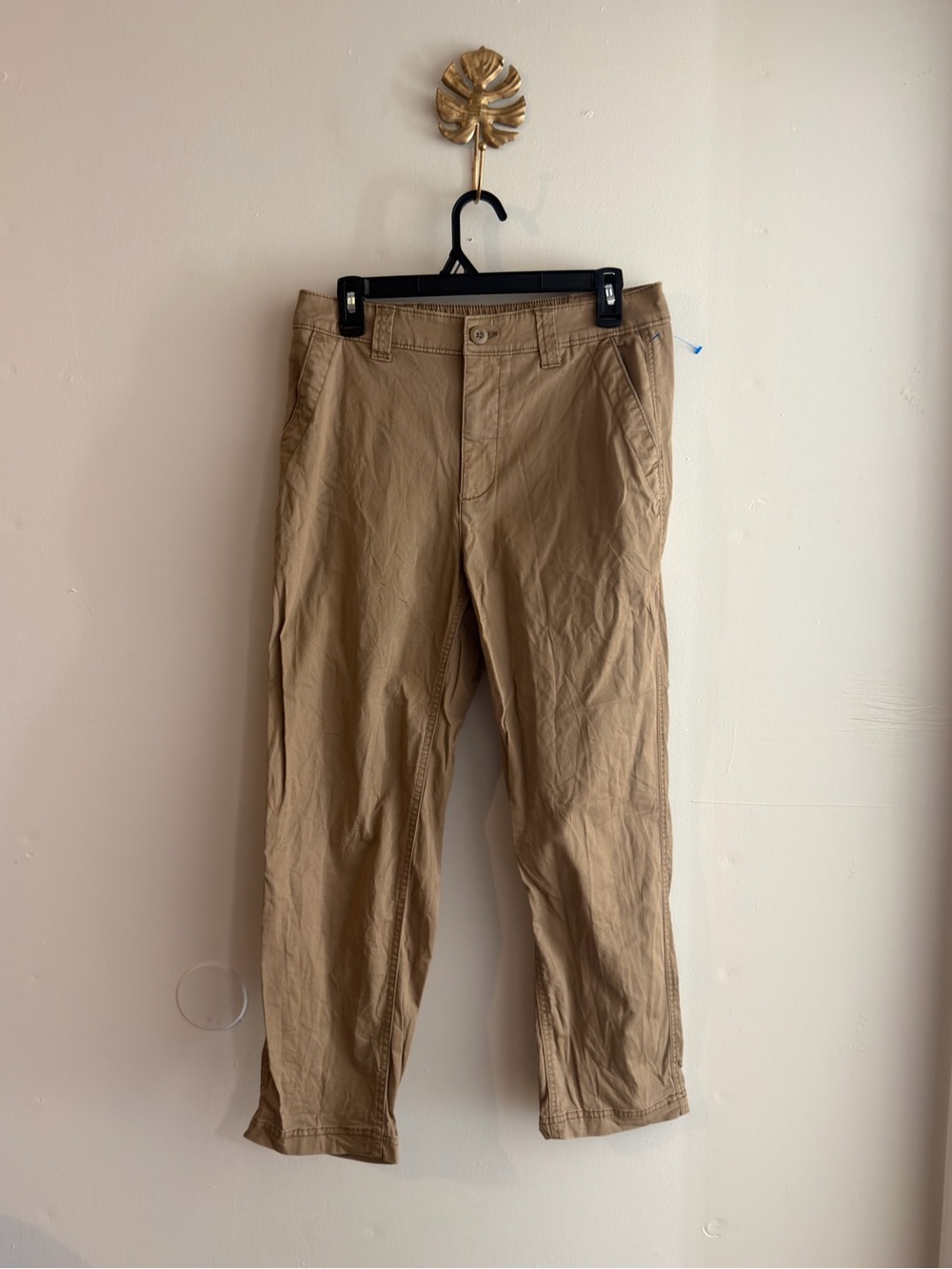 Men's Khaki Chino Pants - Beige/Tan